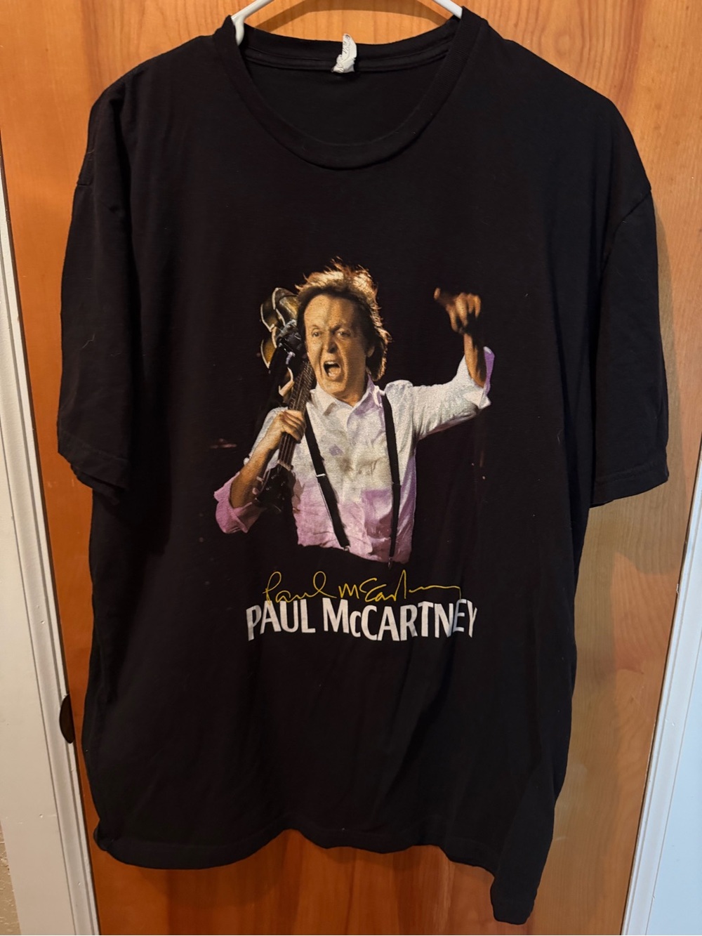 Paul McCartney Up and Coming Tour 2010 Miami Concert T-Shirt XL Double Sided